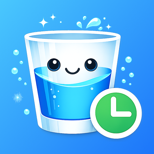 Water Tracker - Water Reminder - Product Hunt launch logo and brand identity