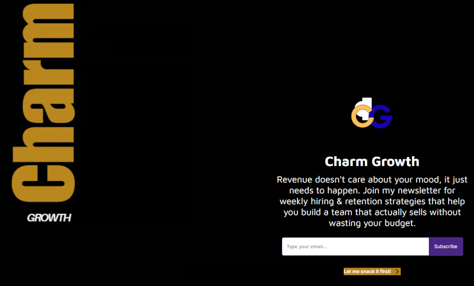 Charm Growth screenshot 1
