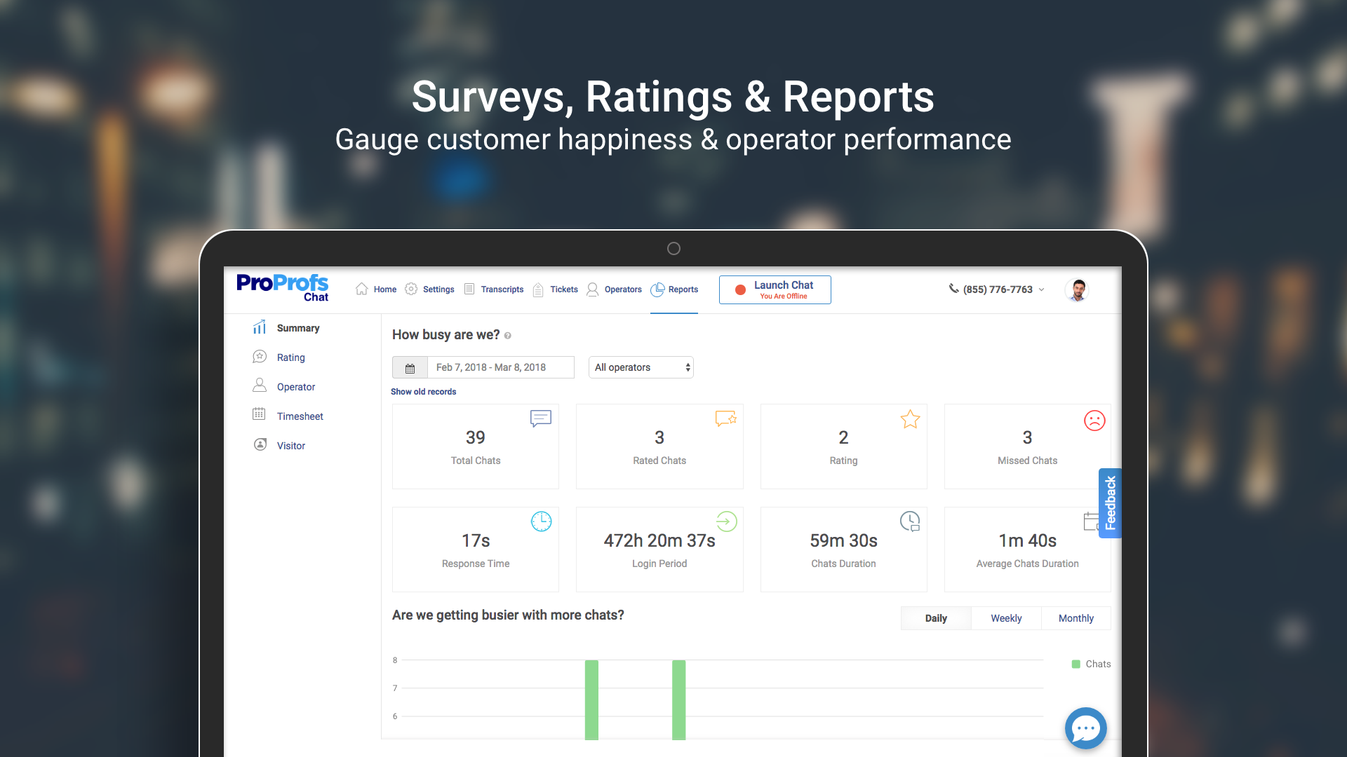 ProProfs Live Chat Software gallery image