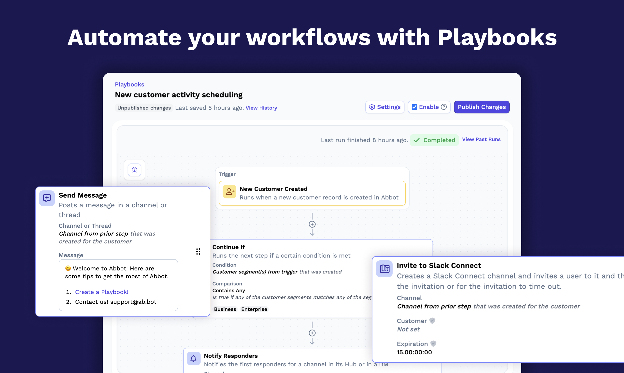 playbooks โดยเจ้าอาวาส - ใช้เวลากับลูกค้าของคุณมากขึ้นและน้อยลงในงานด้วยตนเอง media 2