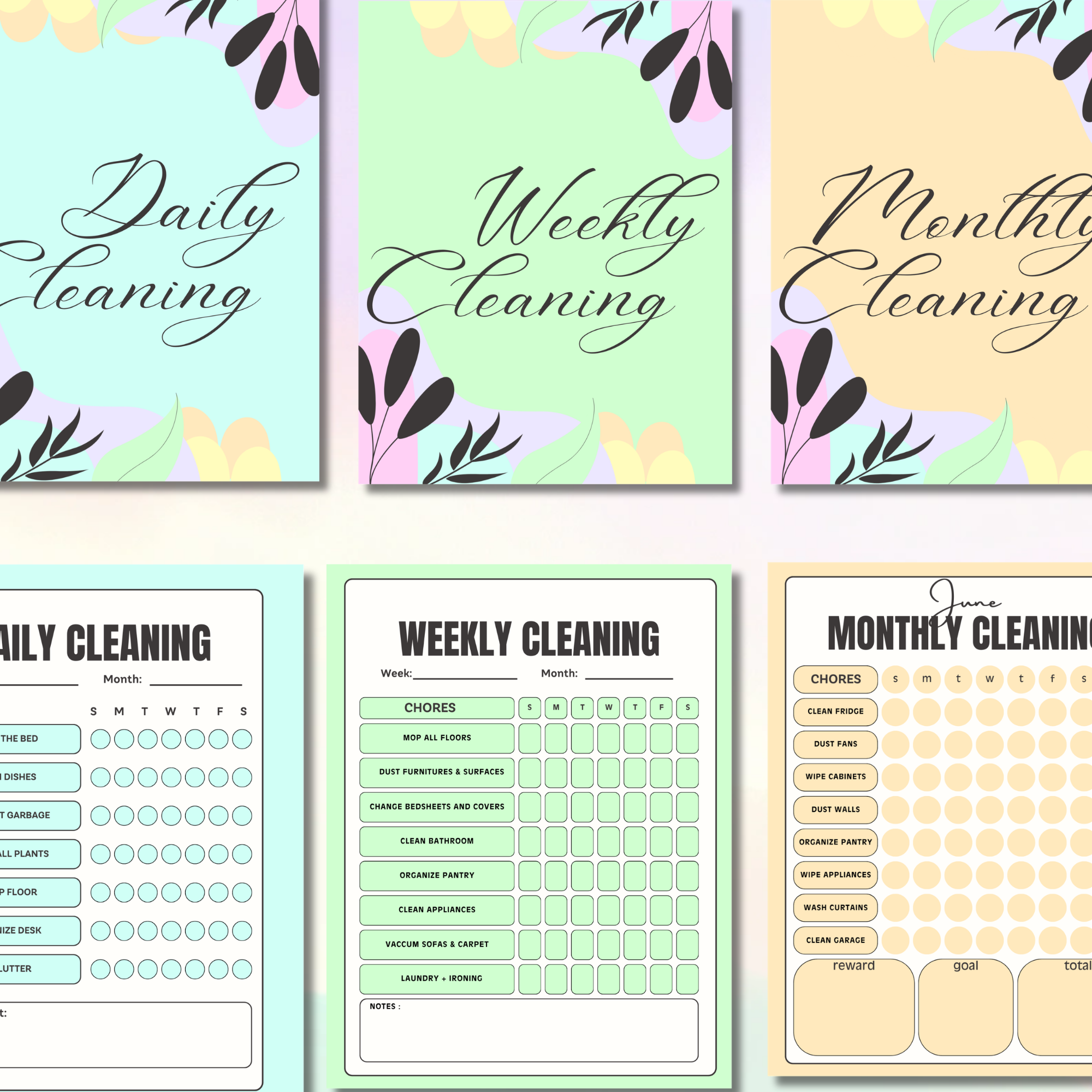 ADHD Cleaning Planner Bundle gallery image