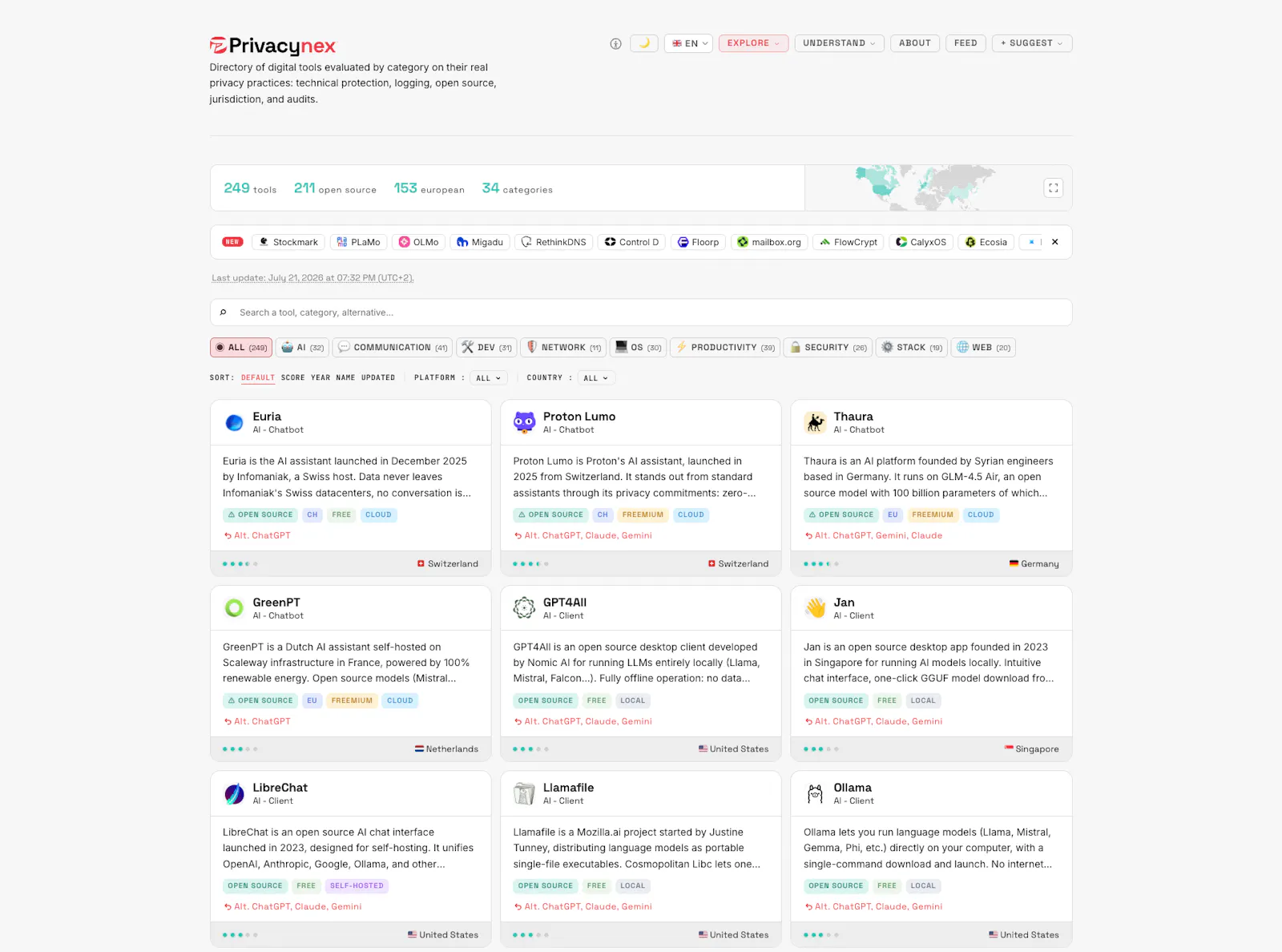 Privacynex screenshot 1