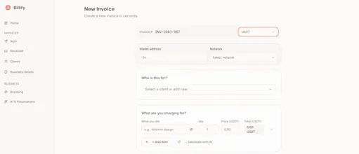 Billify gallery image