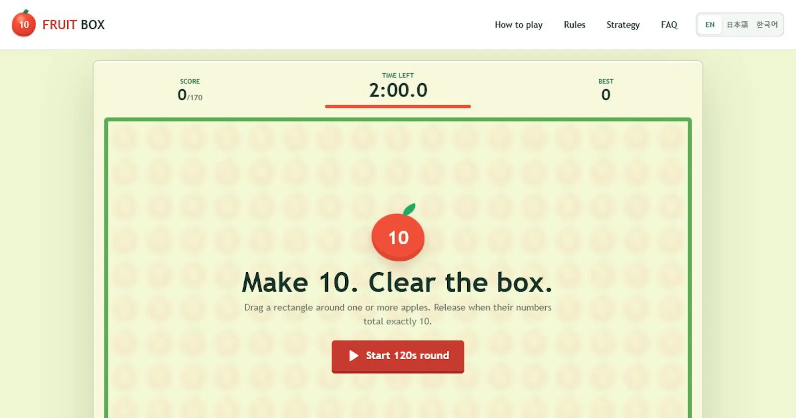 Fruit Box screenshot 1