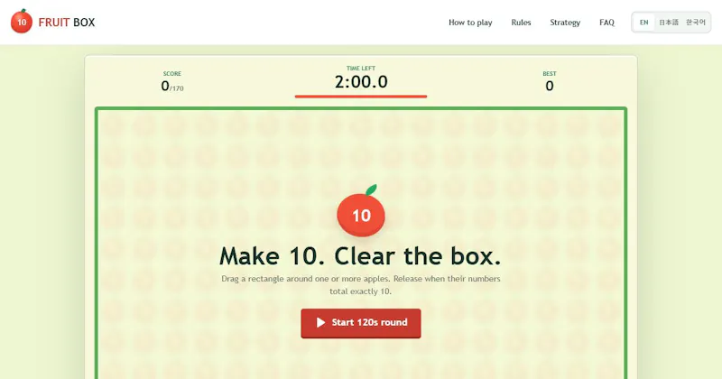 Fruit Box screenshot 1