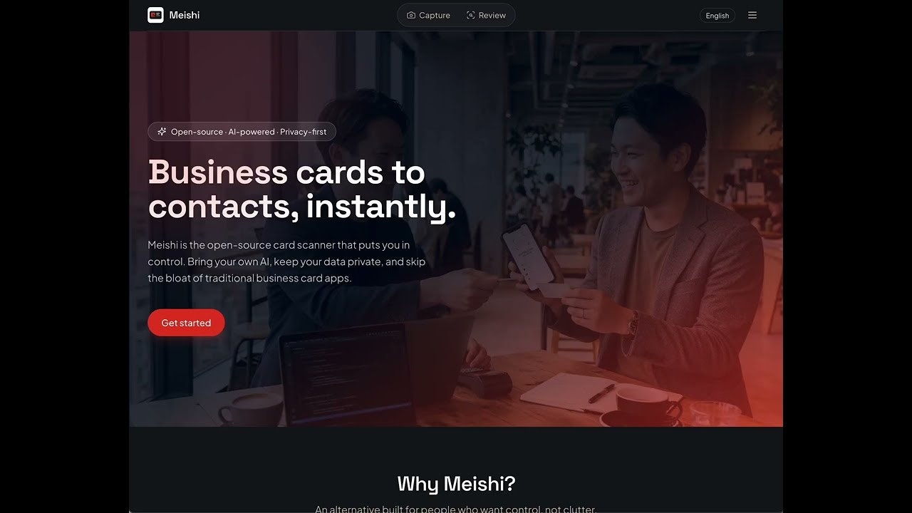 Meishi Business Card Scanner gallery image