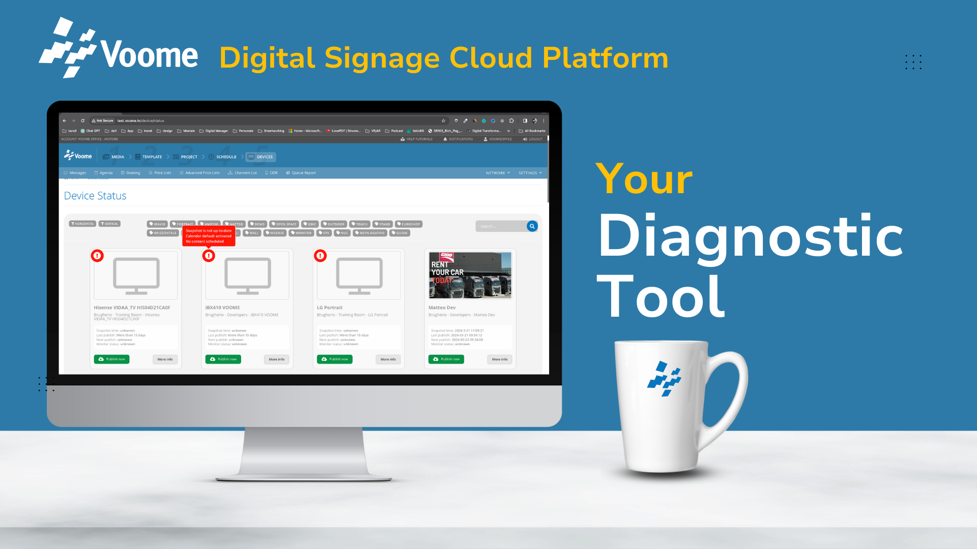 Voome Digital Signage Cloud Platform gallery image
