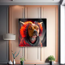 Custom Dog Portrait Painting gallery image