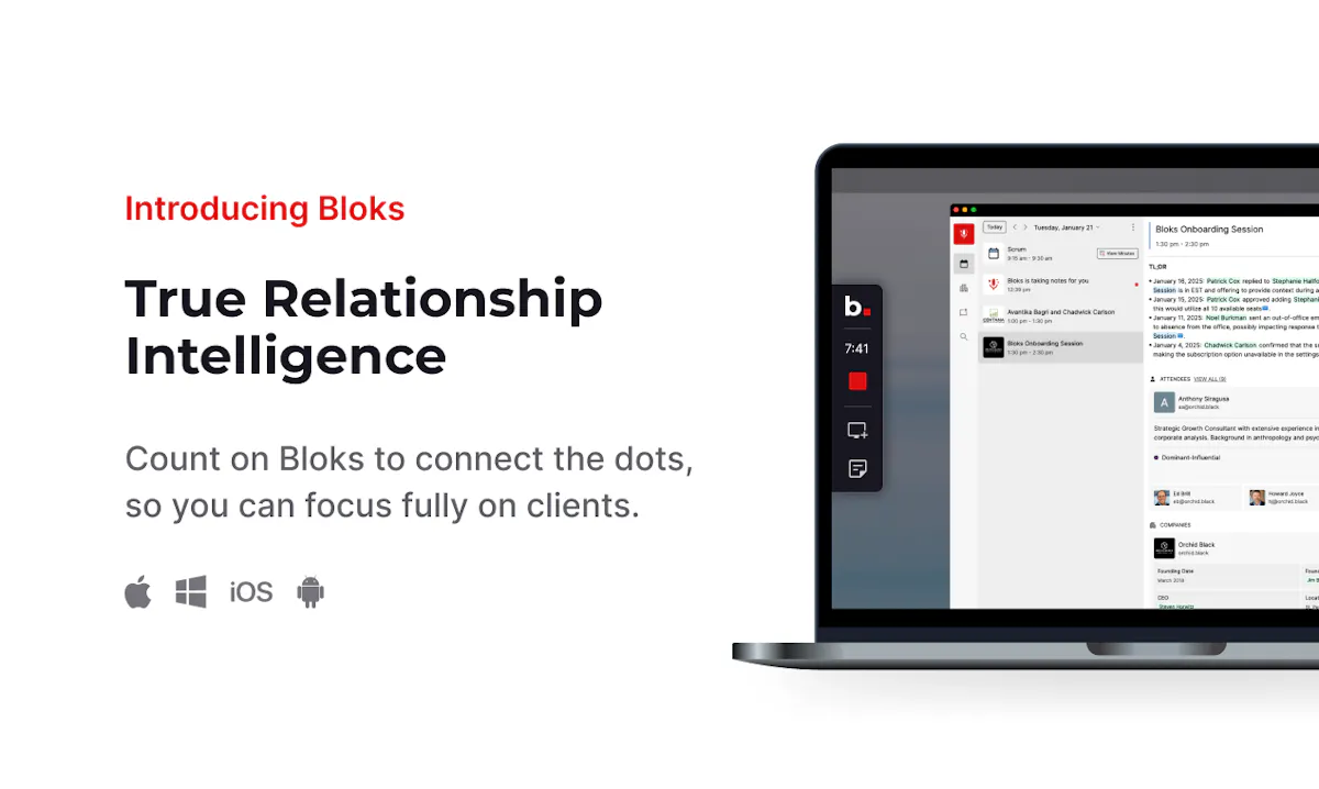 Bloks | True Relationship Intelligence