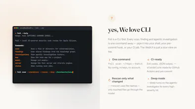 Foil AI Code Security 畫廊圖片