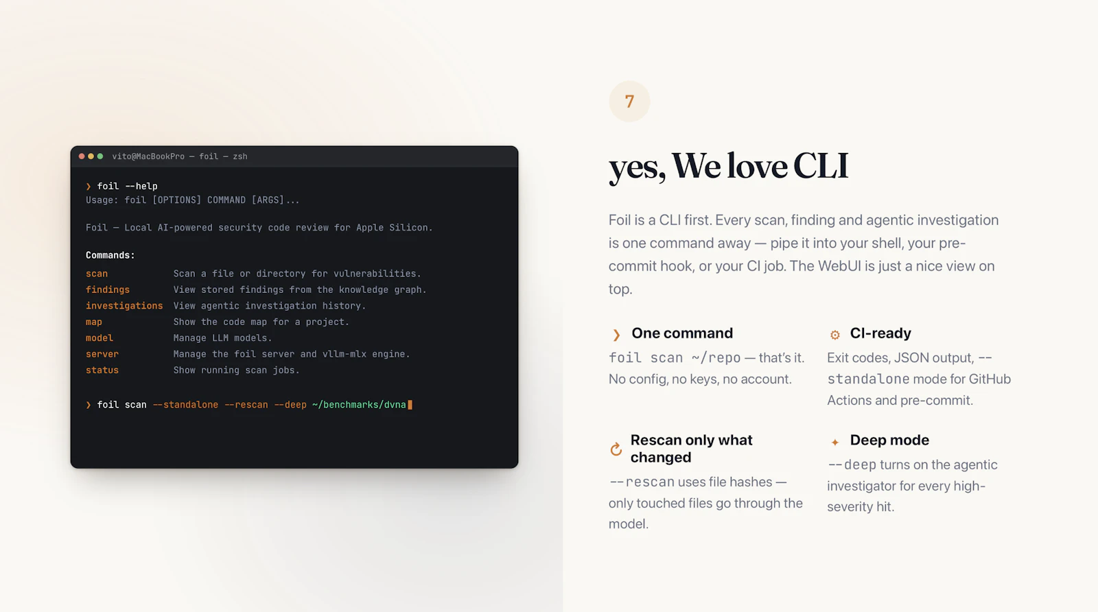 Foil AI Code Security screenshot 8