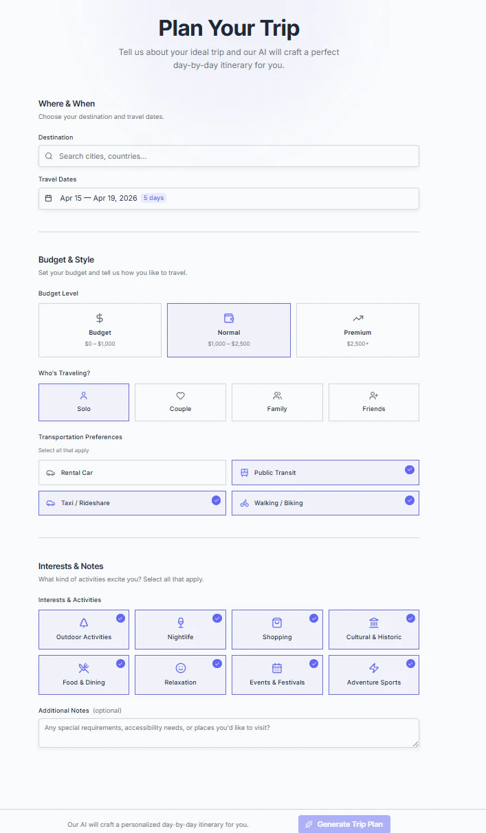 TripPlano screenshot 5