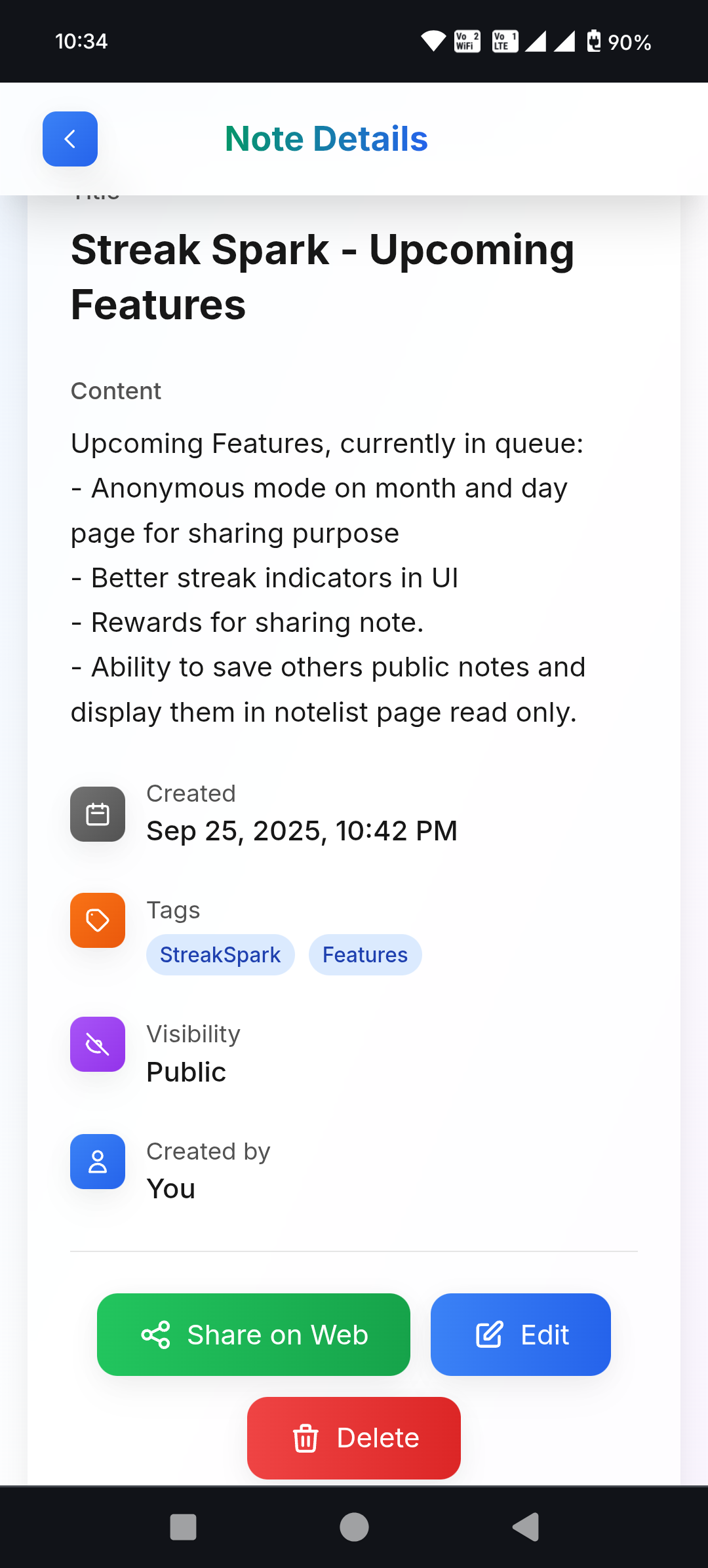 Média Streak Spark - Application Habit Tracker et Streak Builder 7