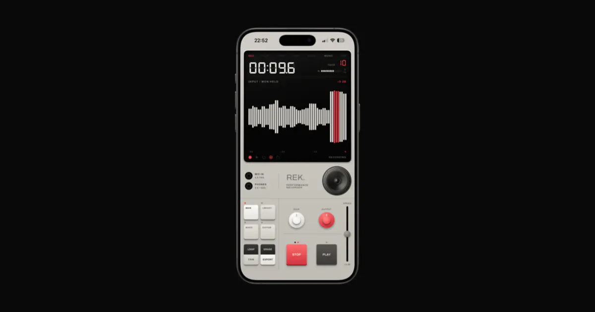 REK. The Performance Recorder gallery image
