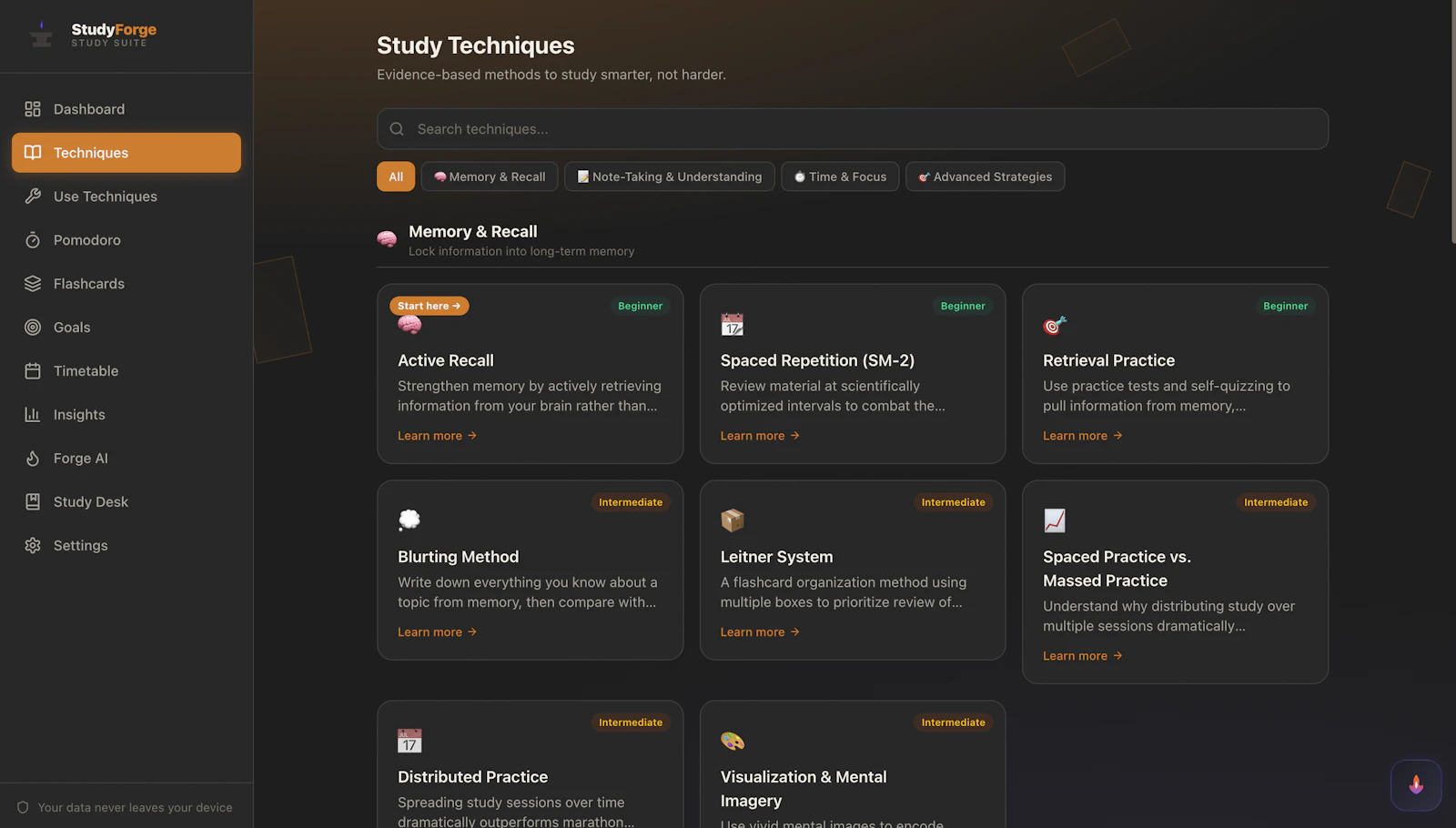 studyforge screenshot 5