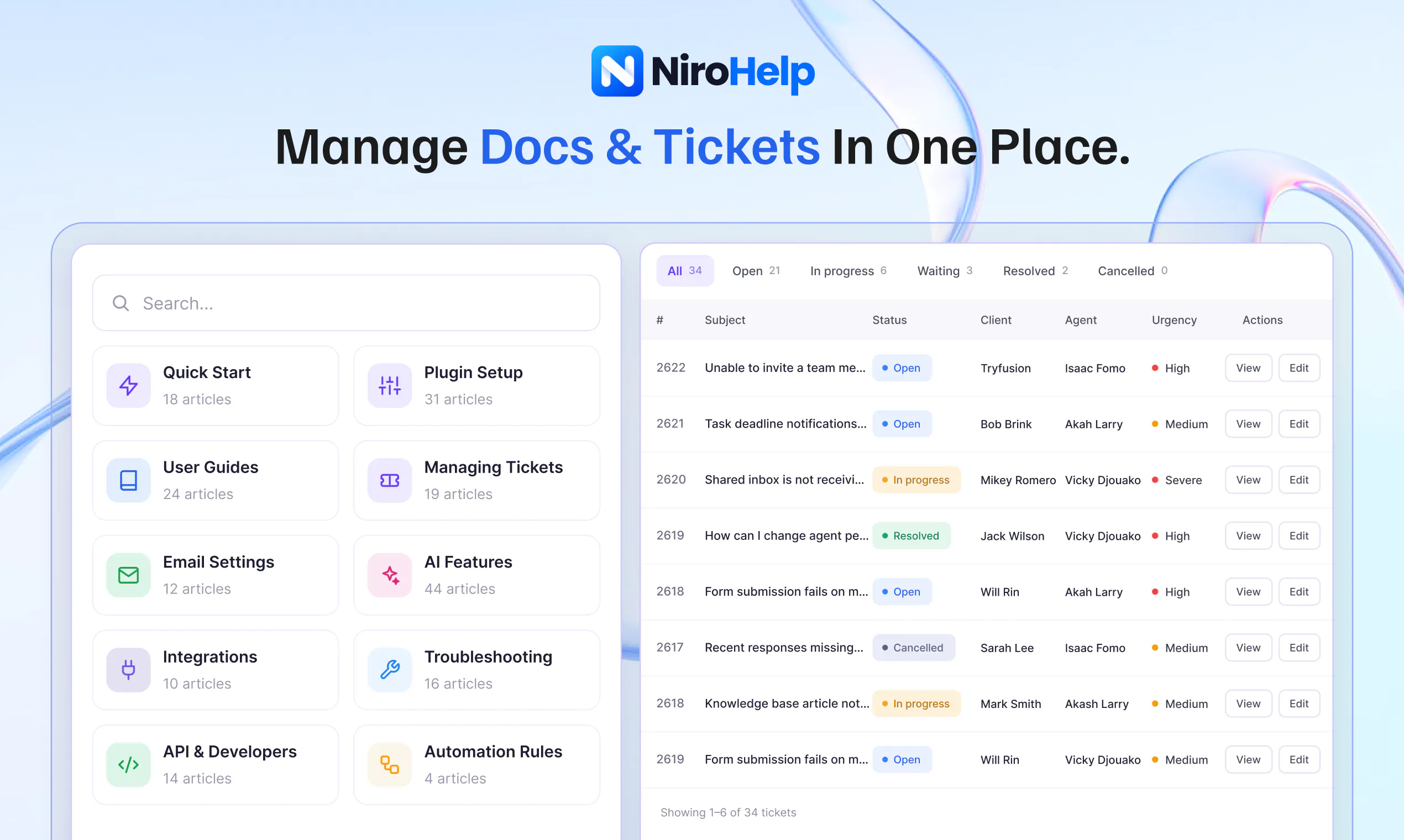 NiroHelp gallery image