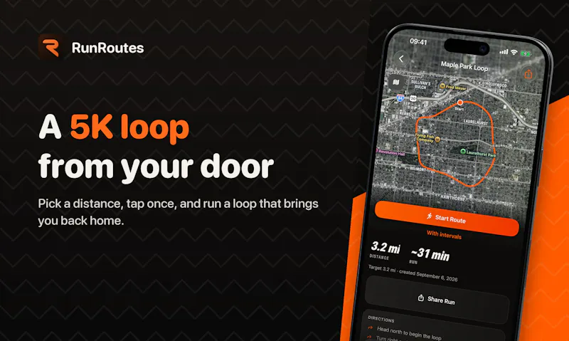RunRoutes screenshot 2