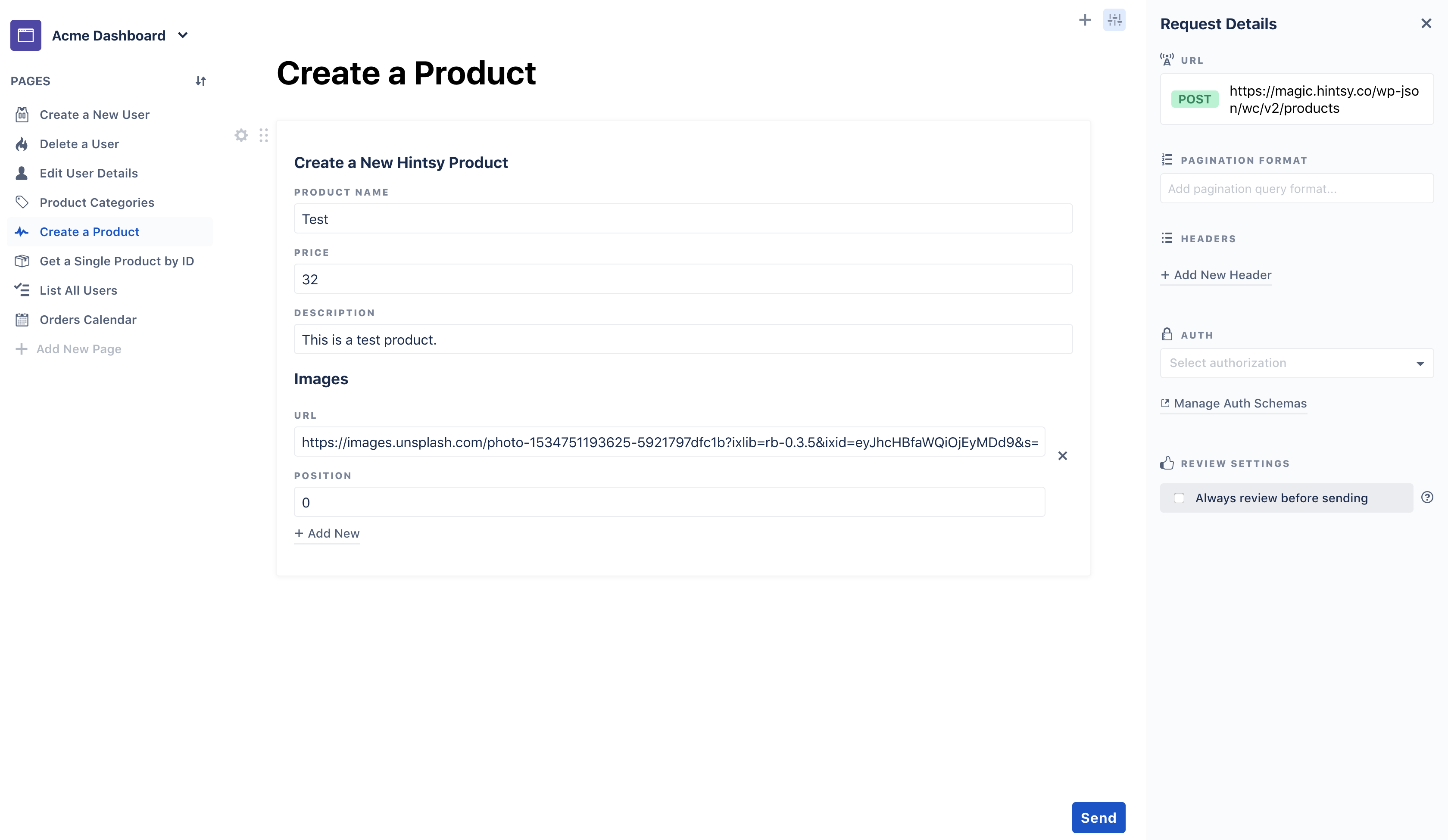 Aircrud gallery image