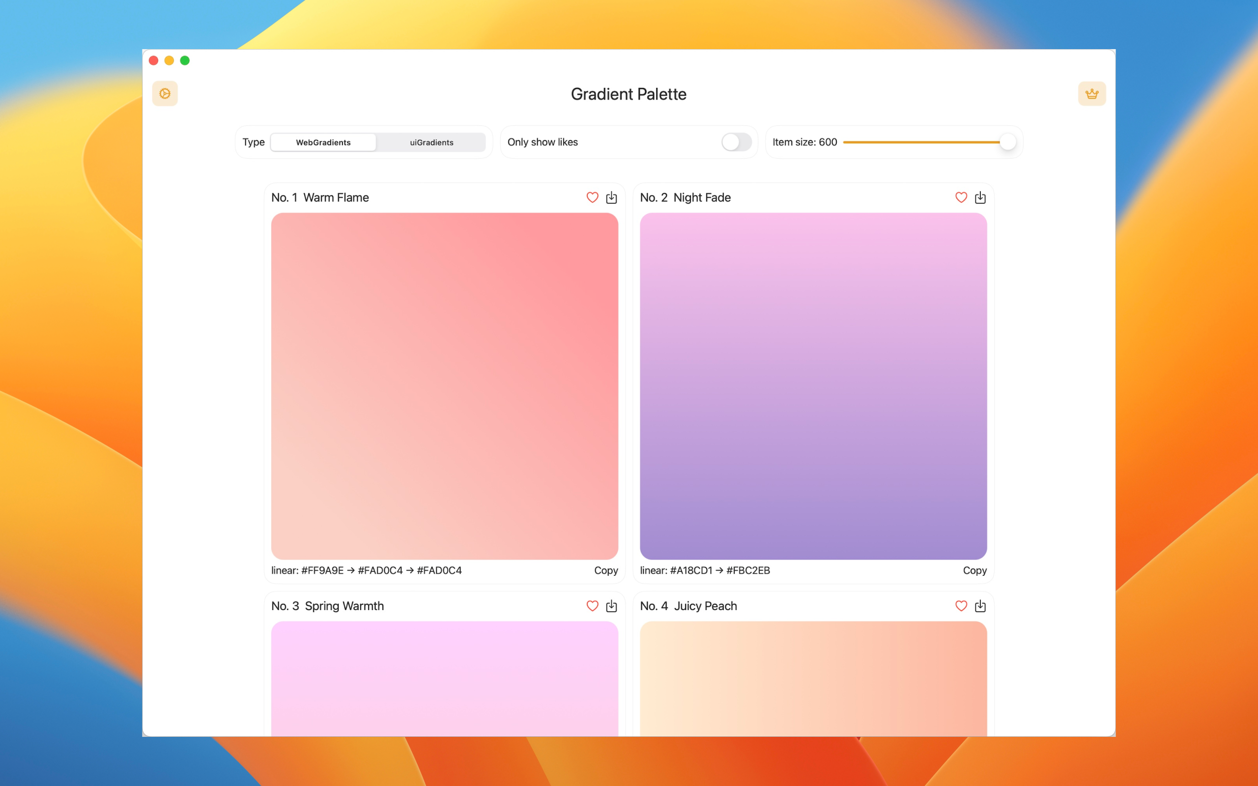 Gradient Palette gallery image