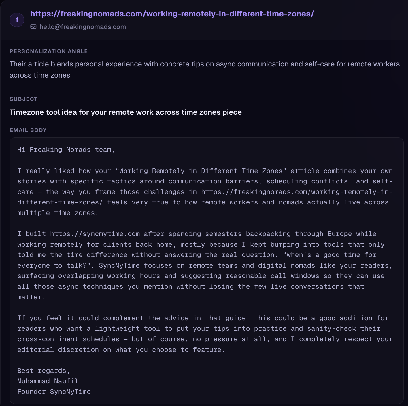 Link Insertion Outreach Assistant gallery image