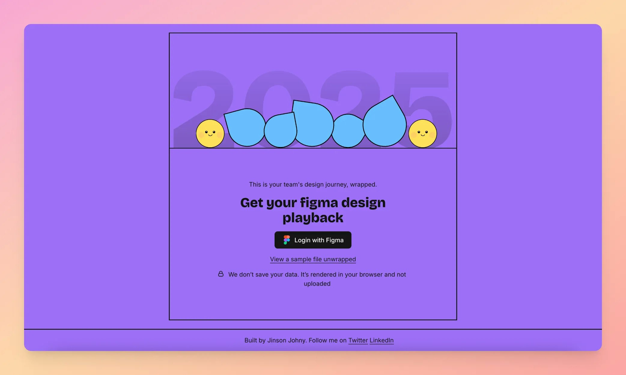 Figma Playback  - Main product screenshot demonstrating key features and user interface