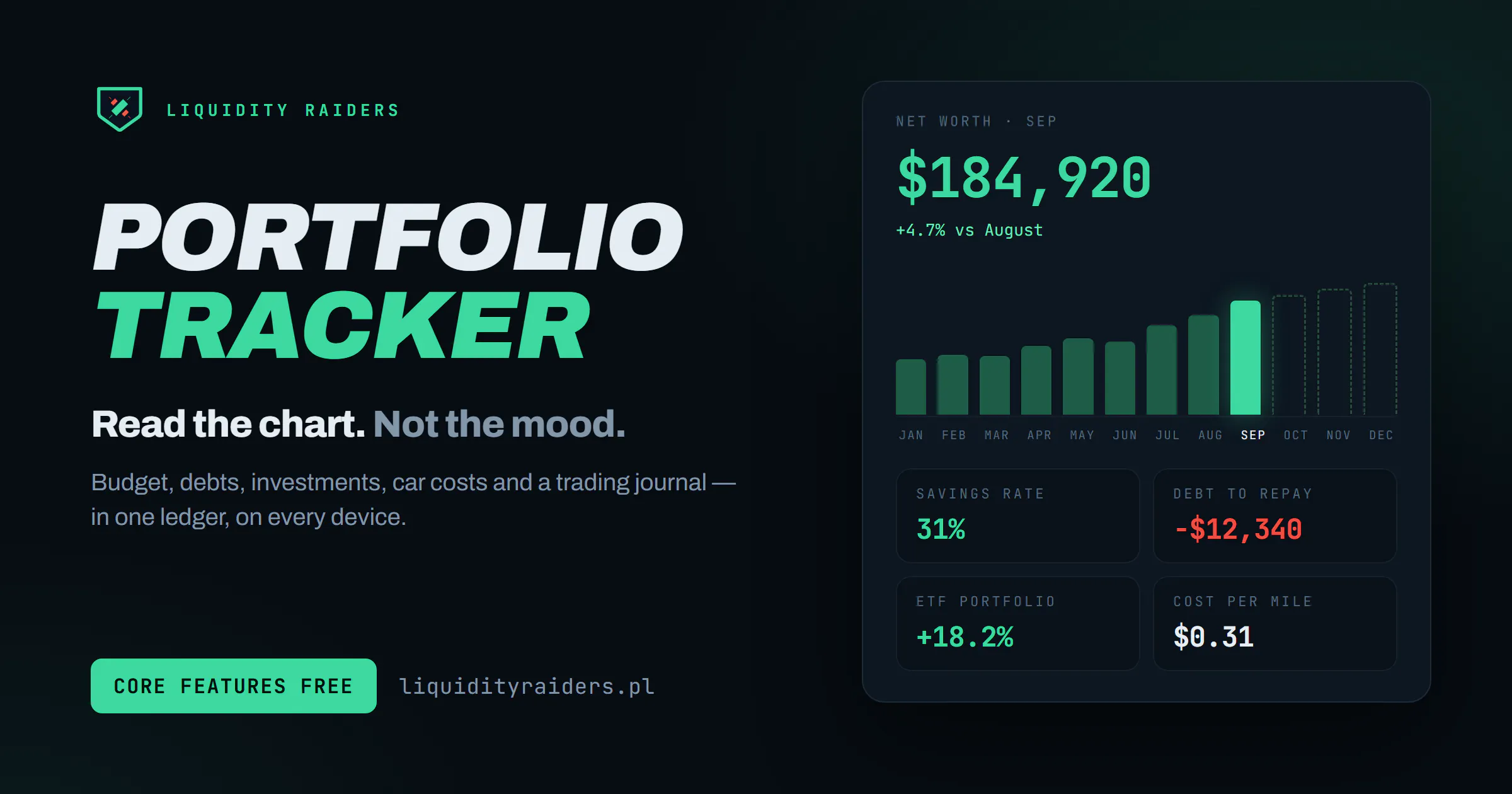 Liquidity Raiders - Portfolio Tracker gallery image