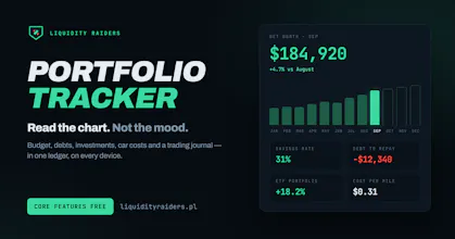 Liquidity Raiders - Portfolio Tracker gallery image
