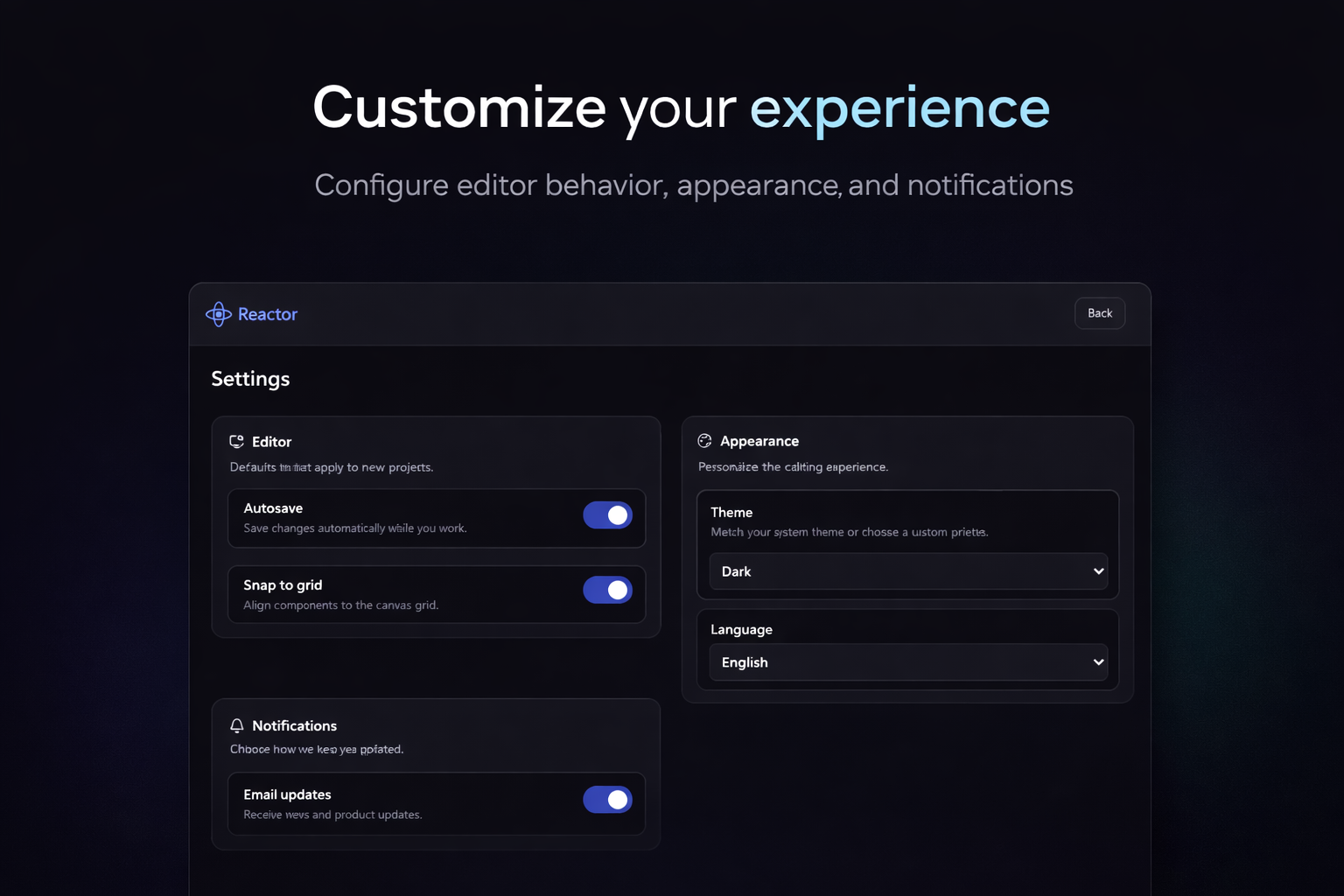Reactor gallery image