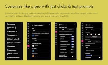 No Code Map App gallery image