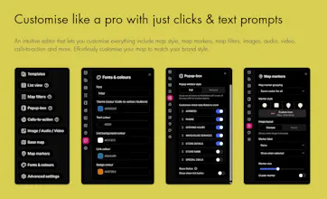 No Code Map App gallery image