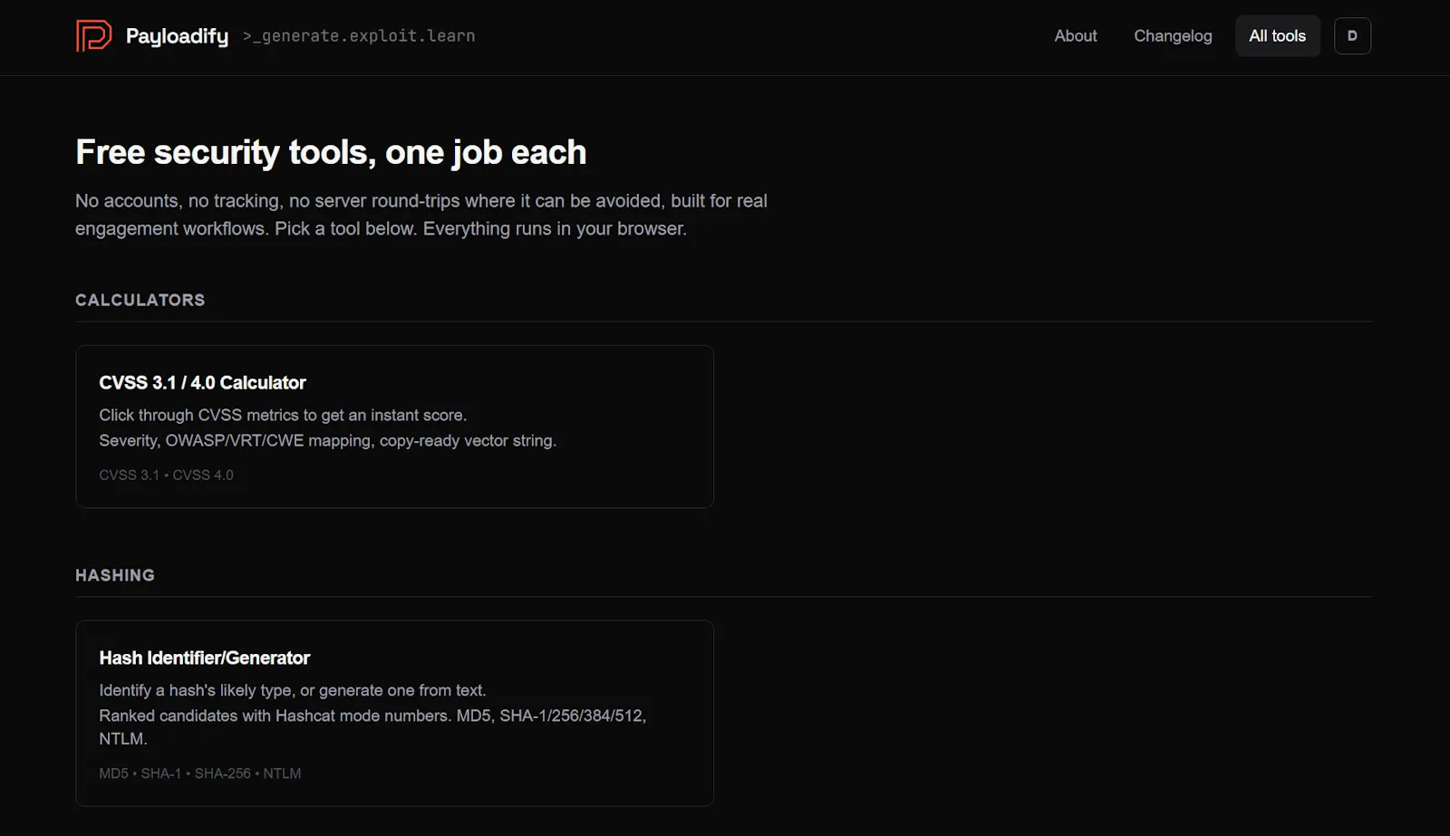 Payloadify screenshot 1