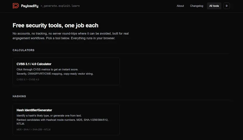Payloadify screenshot 1