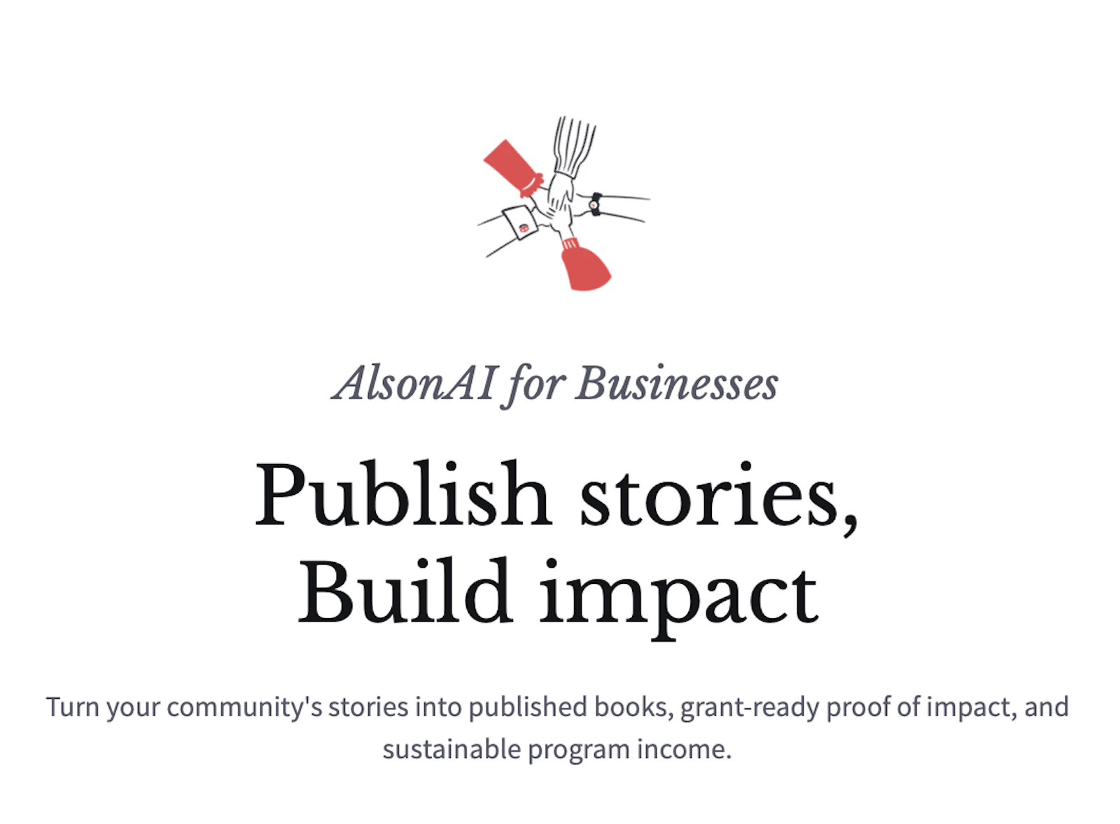 AI Storybooks for Organizations: AlsonAI screenshot 3