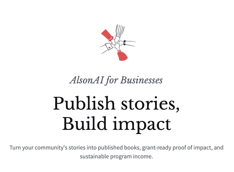 AI Storybooks for Organizations: AlsonAI screenshot 3