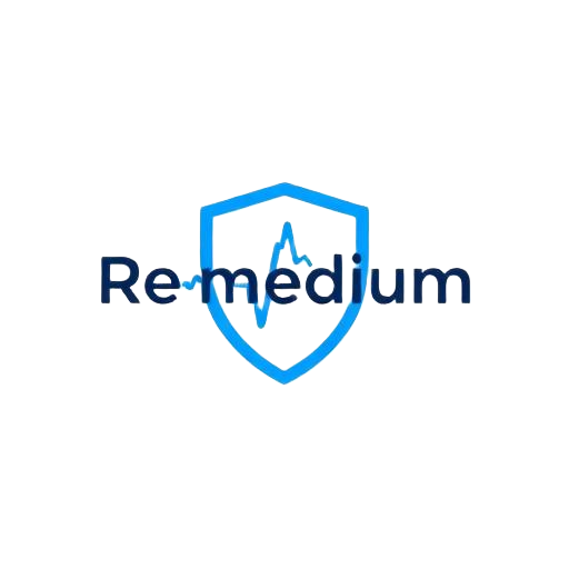 Remedium: AI SRE Platform  - Product Hunt launch logo and brand identity