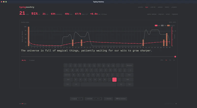 Typing Mastery screenshot 7