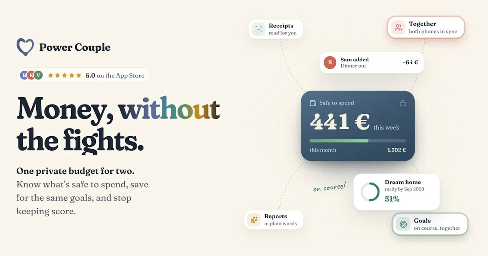 Power Couple - Shared Finances screenshot 2