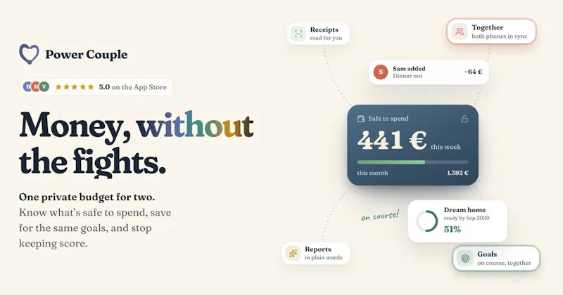 Power Couple - Shared Finances screenshot 2