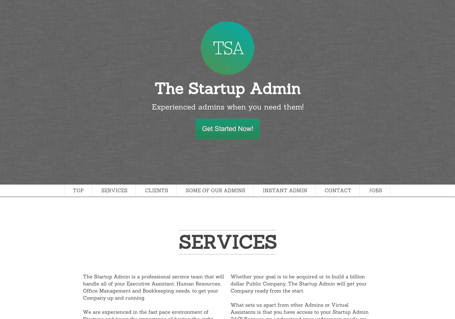 The Startup Admin