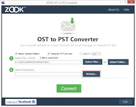 ZOOK OST to PST Converter gallery image