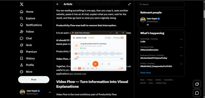 AI Productivity Flow screenshot 3