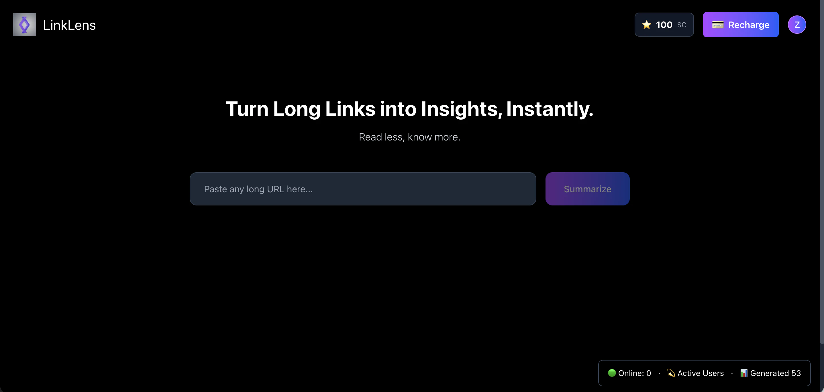 LinkLens 대표 미리보기