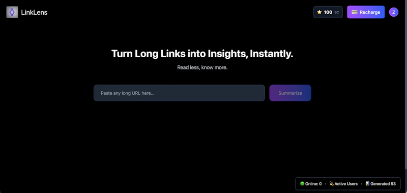 LinkLens screenshot 1