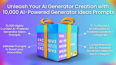 10,000 AI-Powered Generator Idea Prompts gallery image