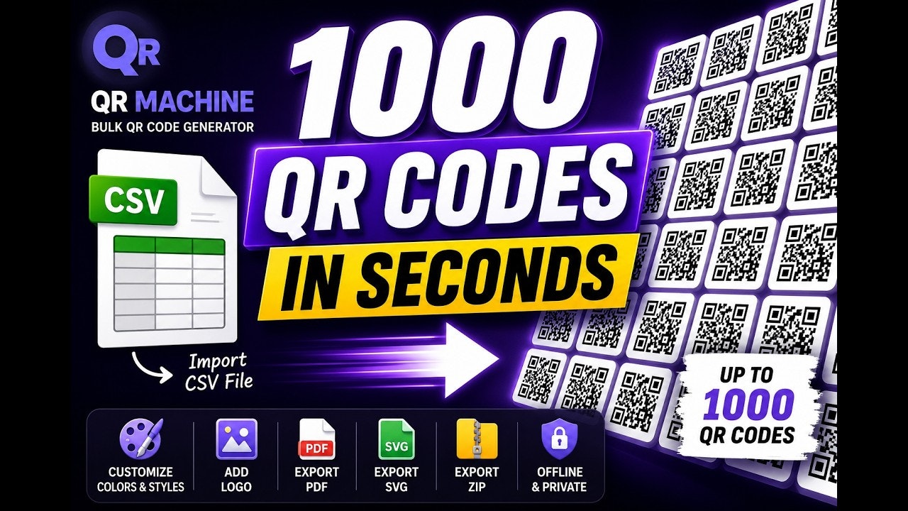 QR Machine - Bulk QR Code Generator gallery image