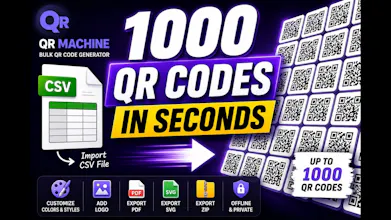 QR Machine - Bulk QR Code Generator gallery image