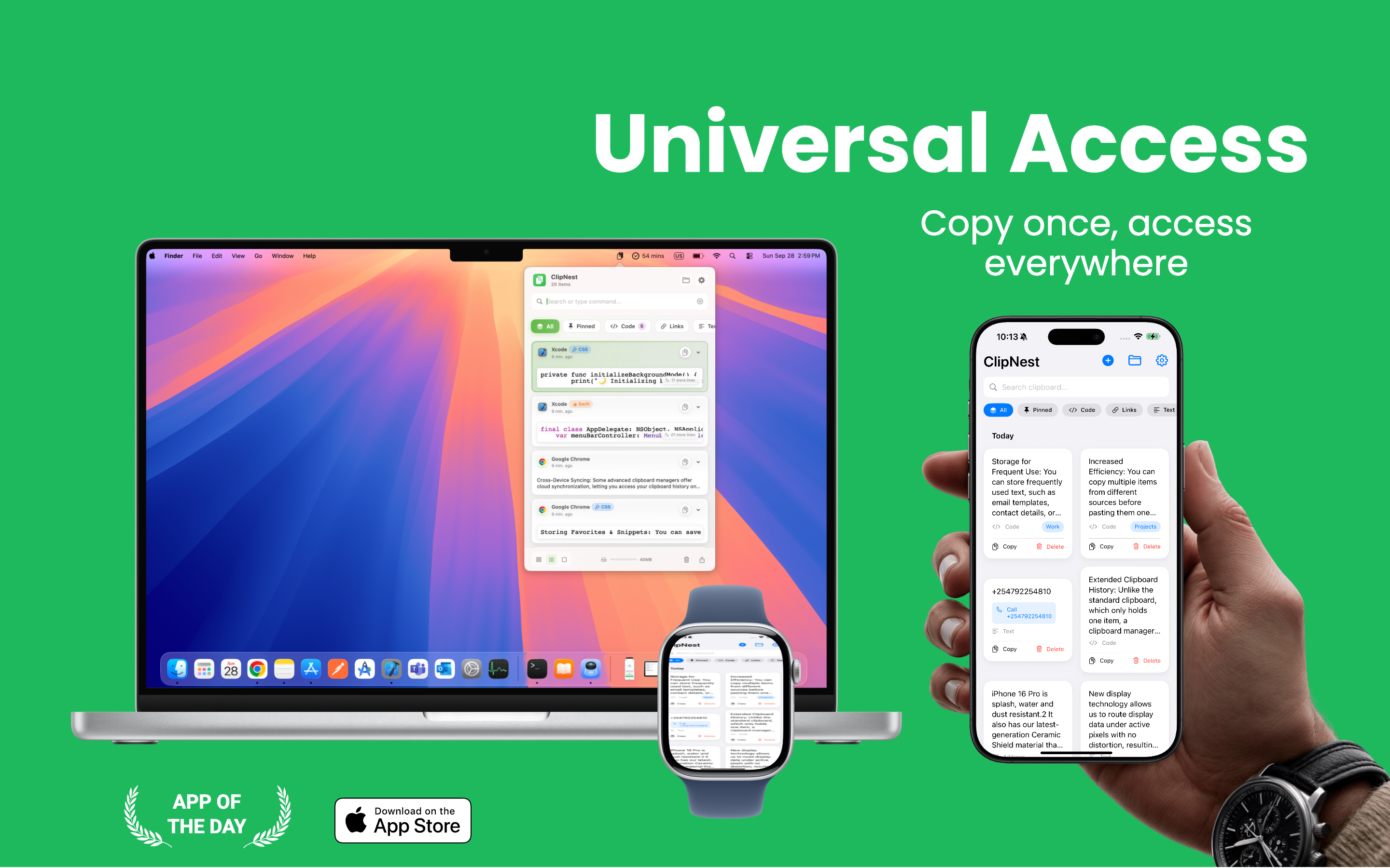 ClipNest - Universal Clipboard Manager gallery image