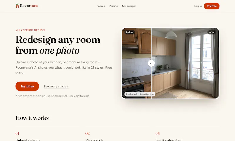 Roomvana screenshot 1
