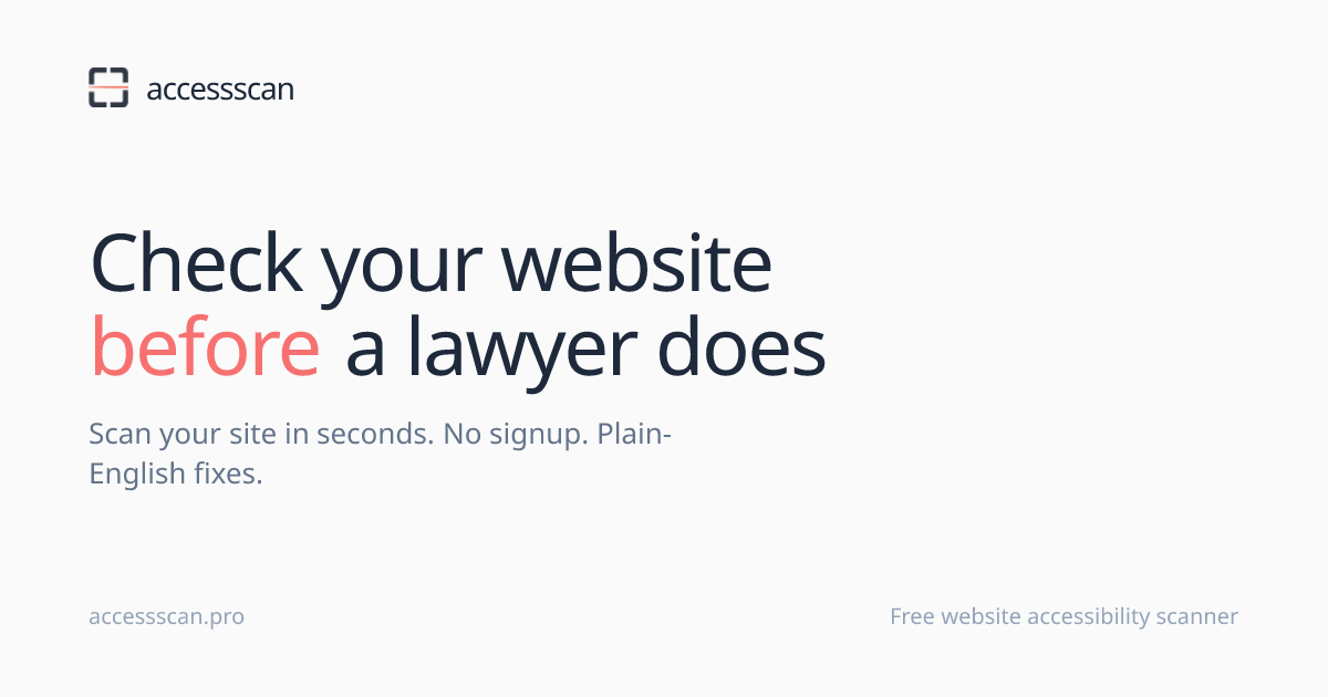 AccessScan gallery image