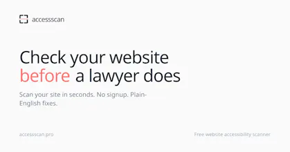 AccessScan gallery image